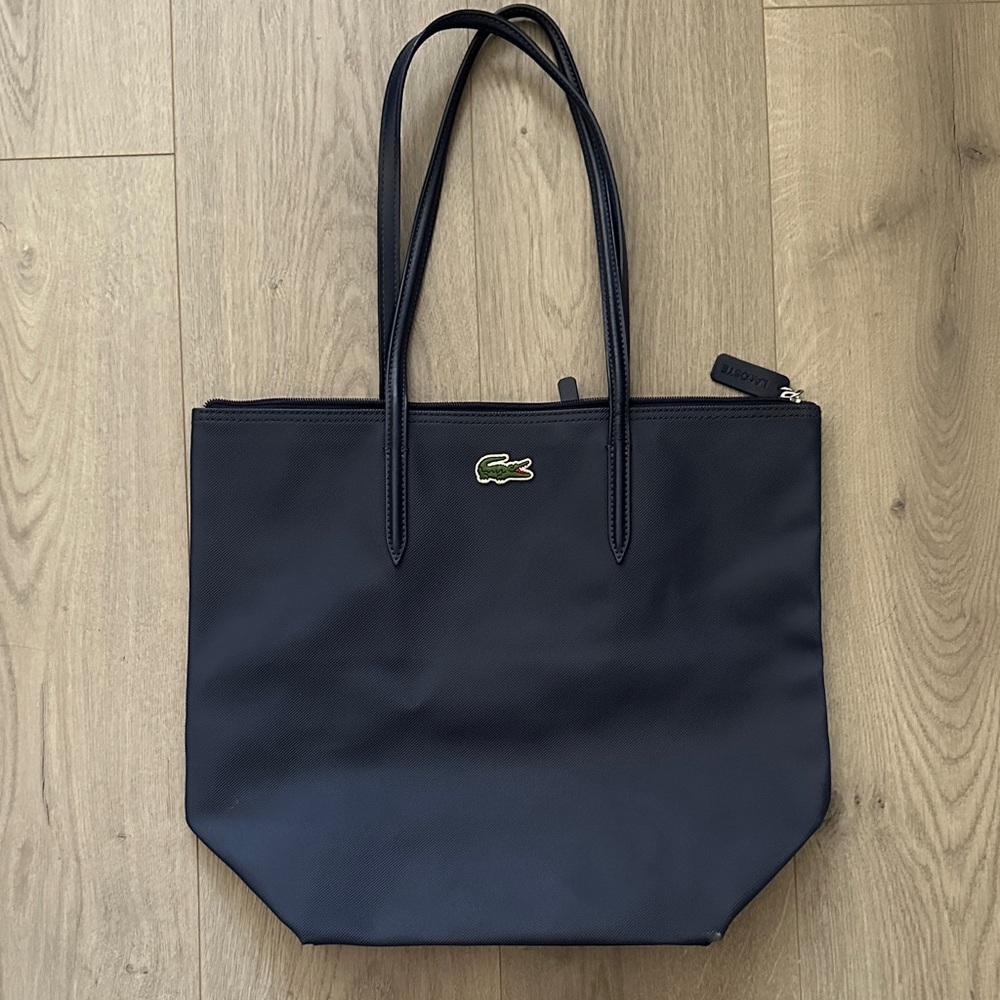 Lacoste Navy Blue Tote Bag